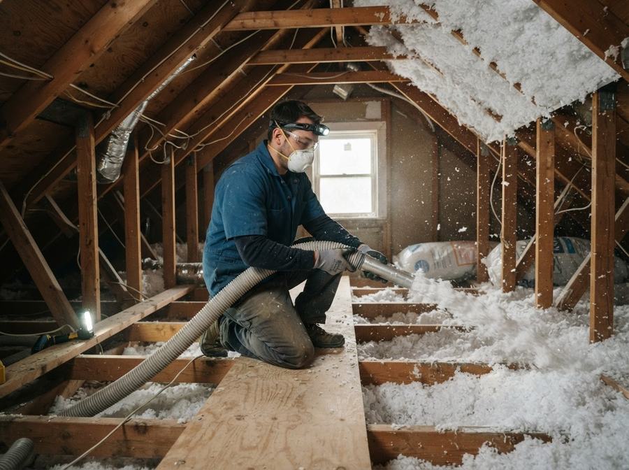 Attic Insulation in Markham, Ontario