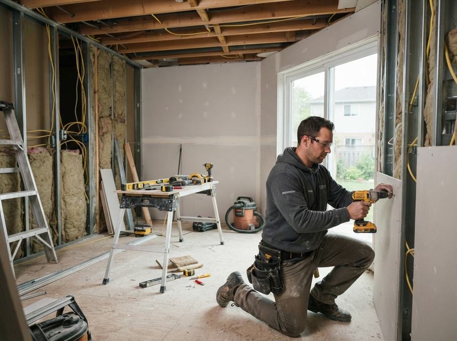 Basement Renovation in Markham, Ontario