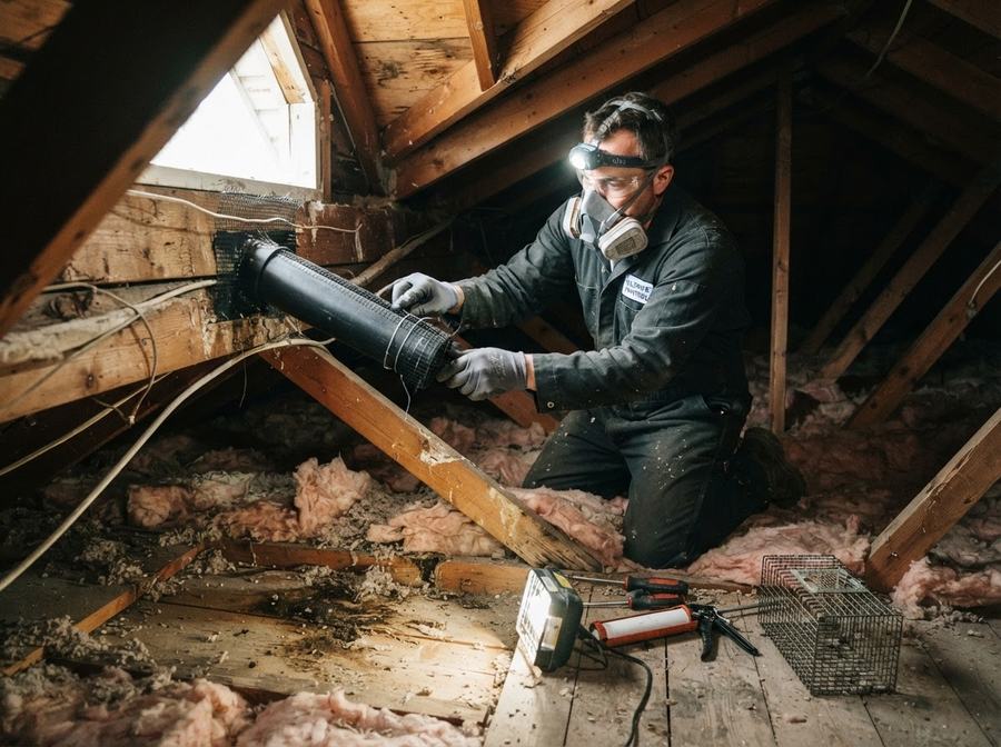 Bat Removal from Attic in Markham, Ontario