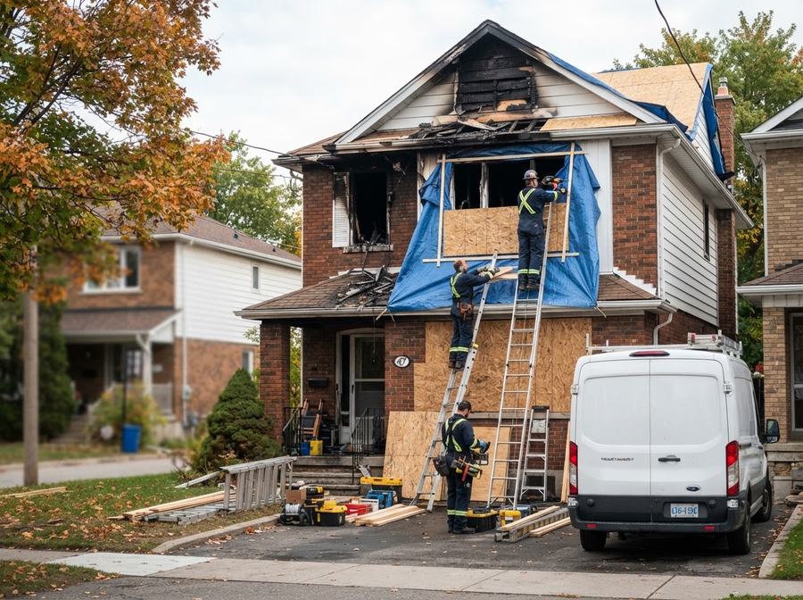 Emergency Board-Up & Tarping in Ontario