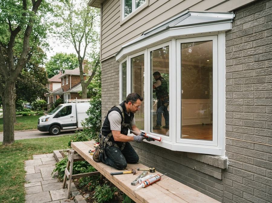 Bow Window Installation in Ontario