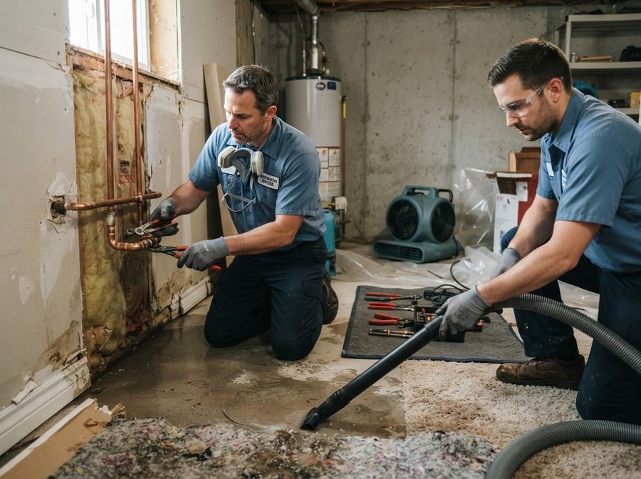 Burst Pipe Repair & Cleanup in Ontario