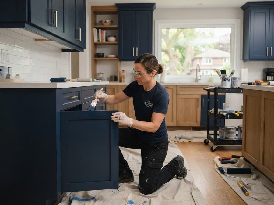 Kitchen Cabinet Refinishing in Ontario