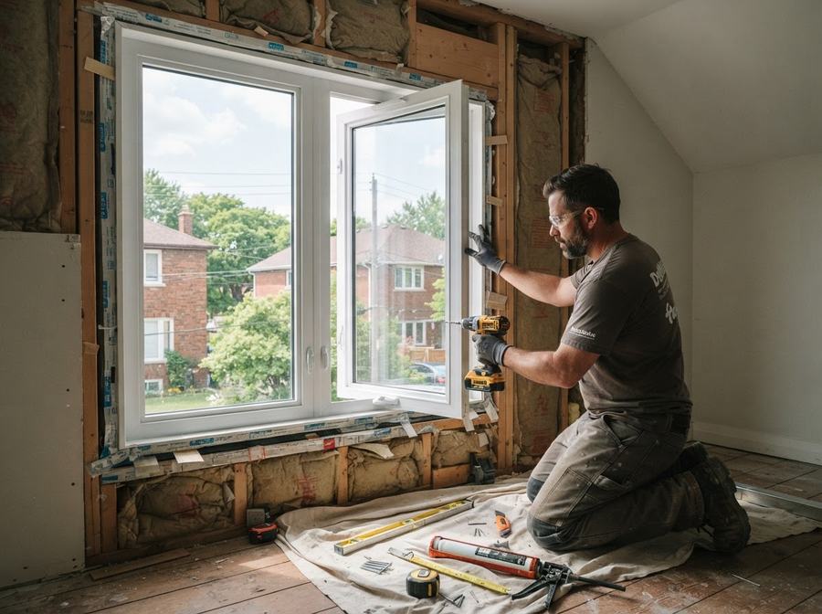 Casement Window Installation in Ontario