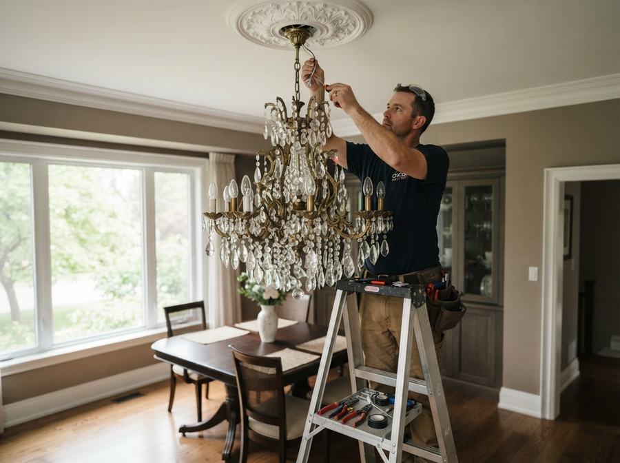 Chandelier Installation in Ontario