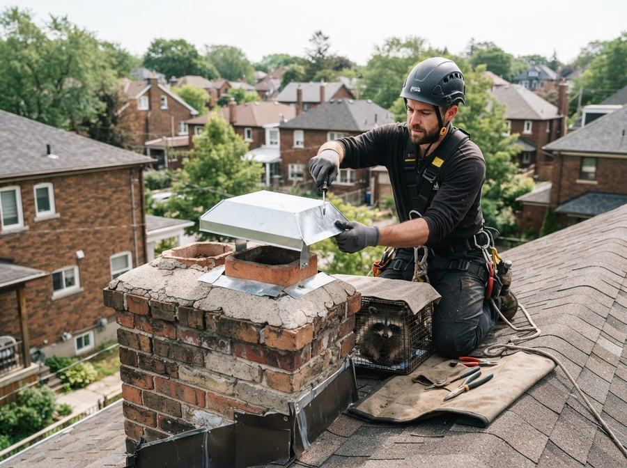 Chimney Animal Removal in Ontario