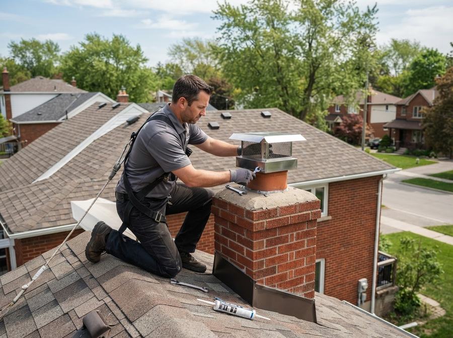 Chimney Cap Installation in Ontario