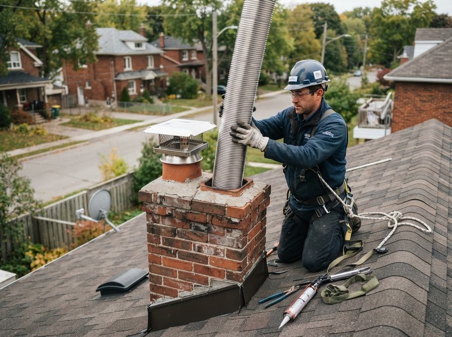 Chimney Liner Installation in Ontario