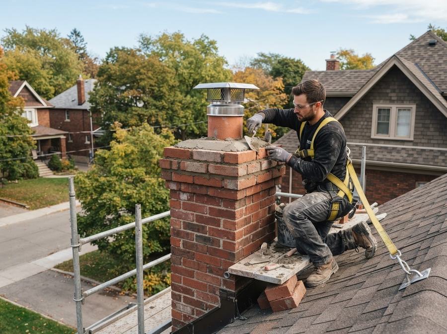 Full Chimney Restoration in Ontario