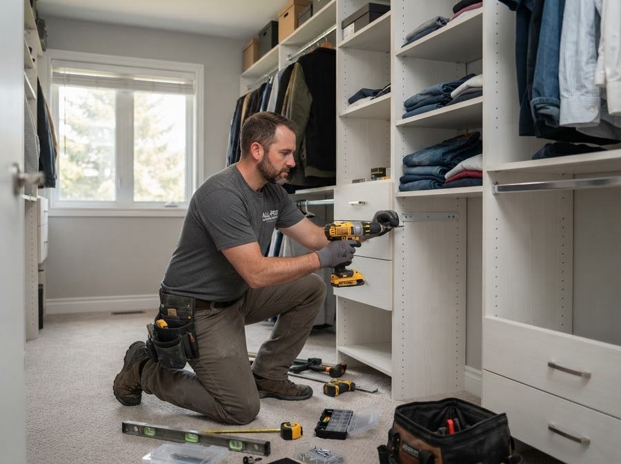 Closet Organizer Installation in Ontario