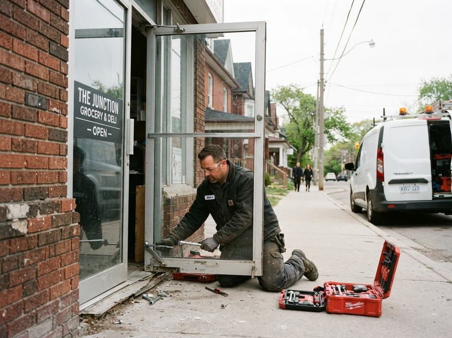 24/7 Commercial Door Emergency Repair in Ontario