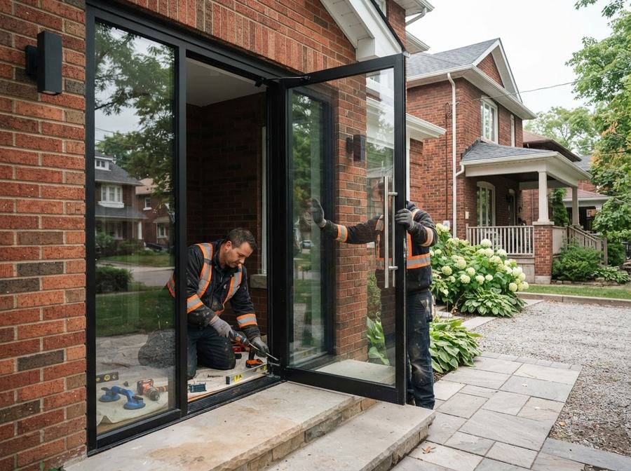 Commercial Glass Door Installation in Ontario