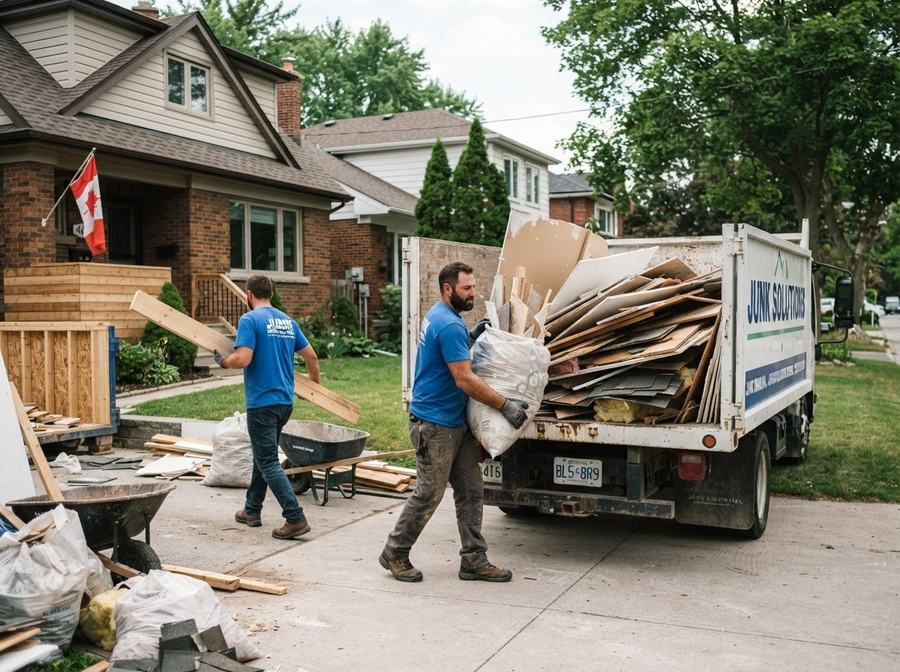Construction Debris Removal in Markham, Ontario