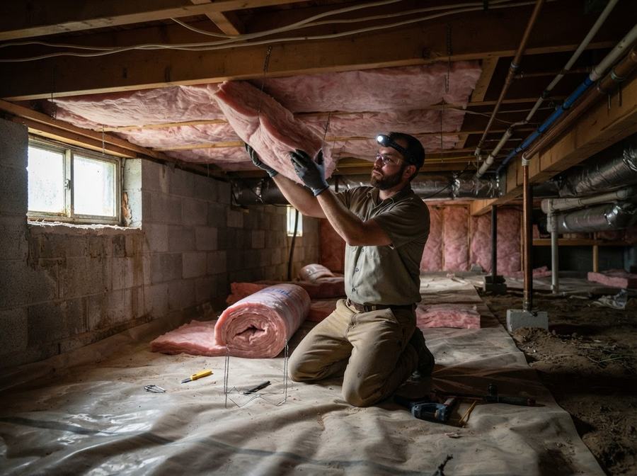 Crawl Space Insulation in Markham, Ontario