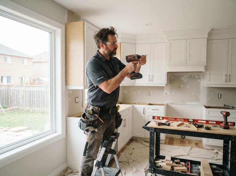 Custom Cabinet Assembly & Install in Ontario