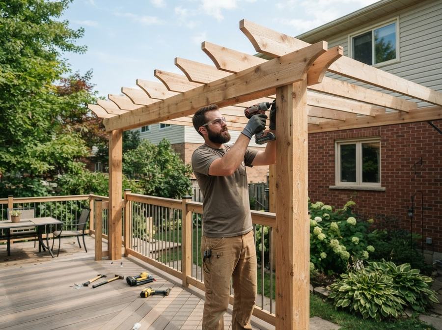 Custom Pergola Design & Build in Ontario