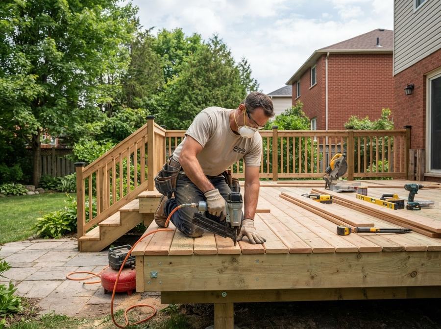 Deck Installation in Markham, Ontario