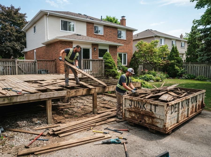 Deck Removal & Disposal in Ontario