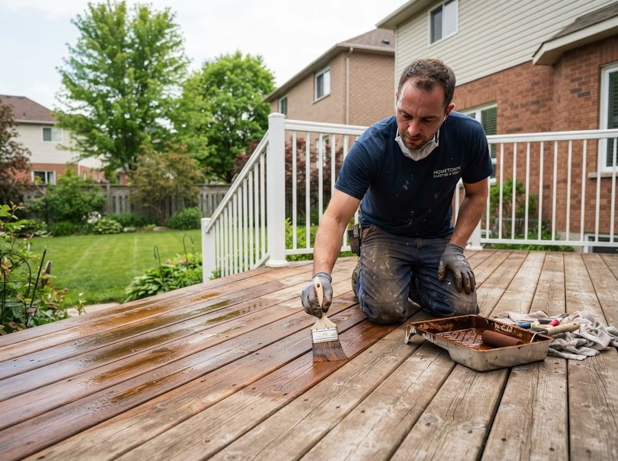 Deck Staining & Sealing in Ontario
