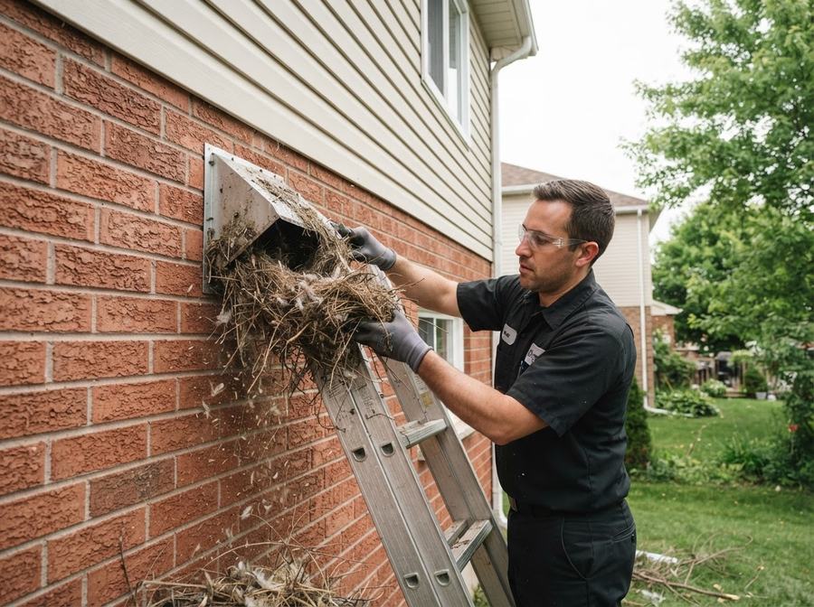 Bird Nest Removal from Vents in Ontario