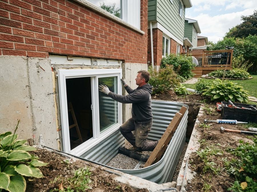 Egress Window Installation in Ontario