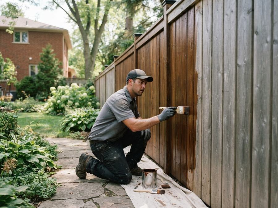 Fence Painting & Staining in Ontario