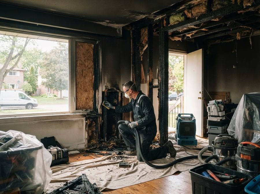 Fire Damage Restoration in Ontario