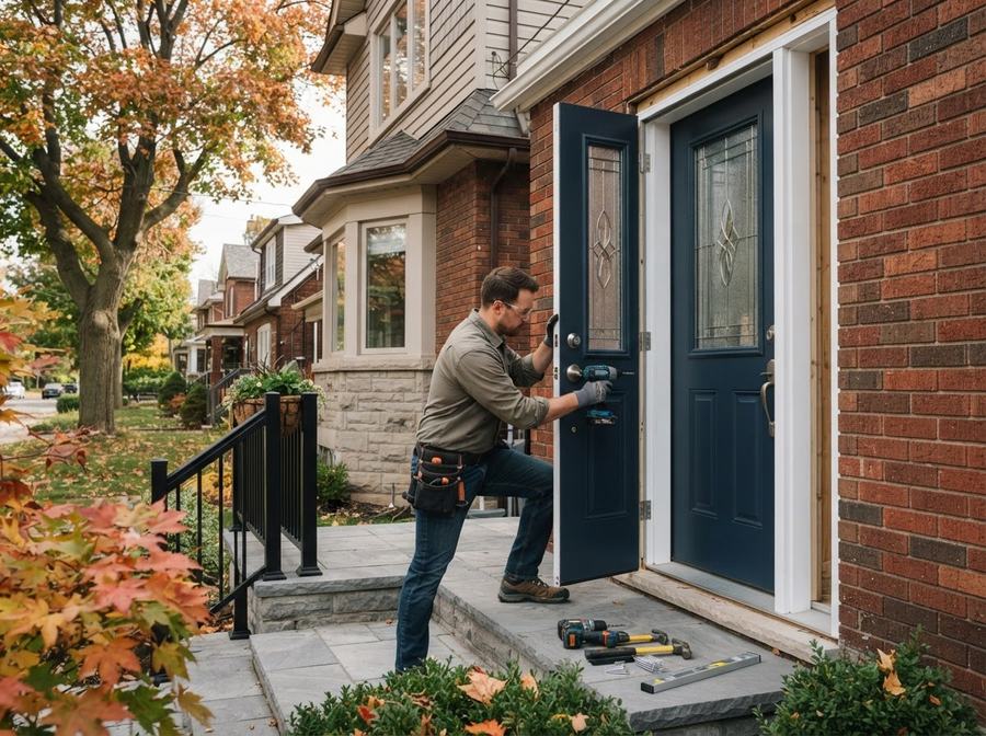 Front Door Installation in Markham, Ontario