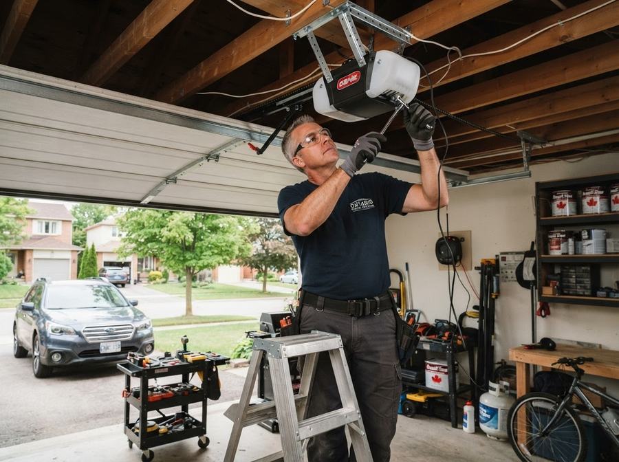 Garage Door Opener Installation in Markham, Ontario
