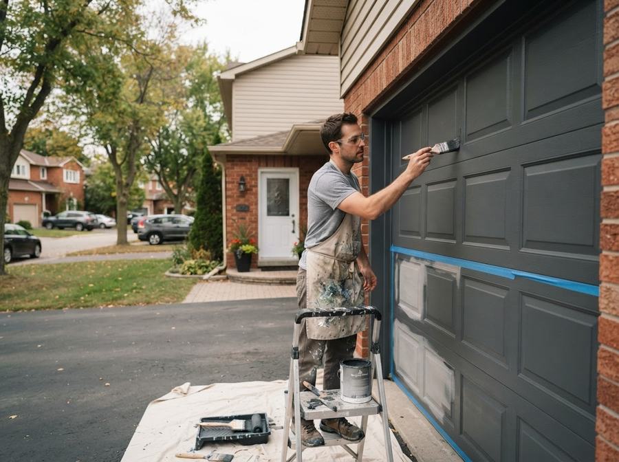 Garage Door Painting in Ontario