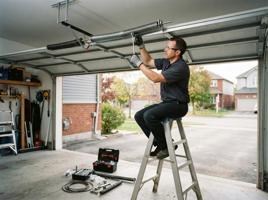 Garage Door Spring Repair in Ontario