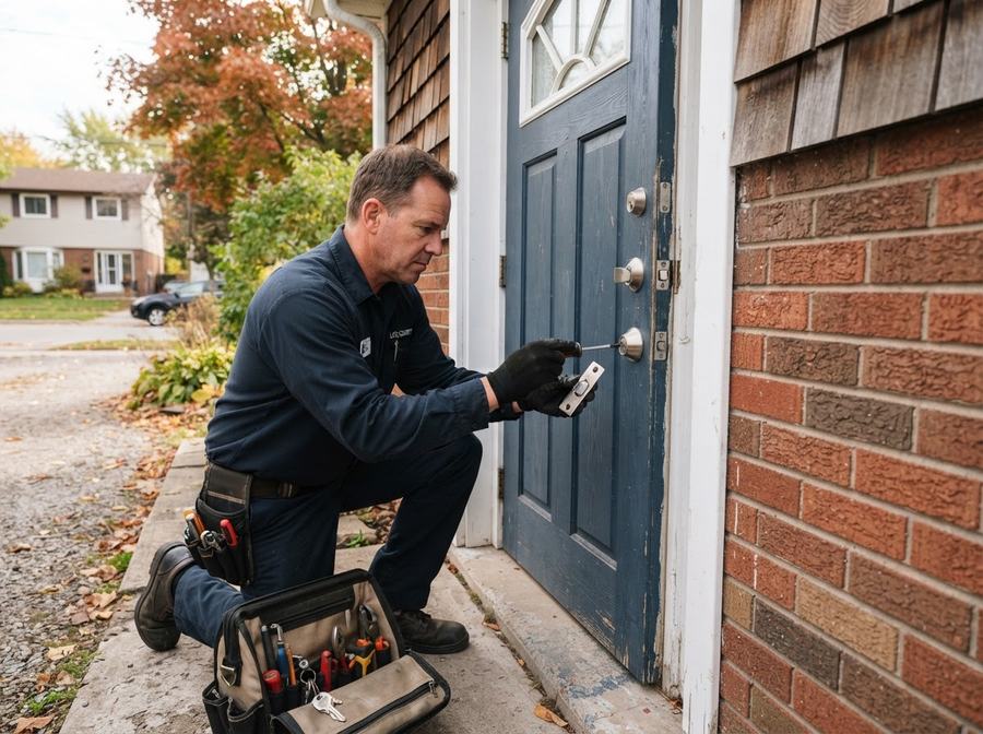 Garage Side Door Lock in Ontario