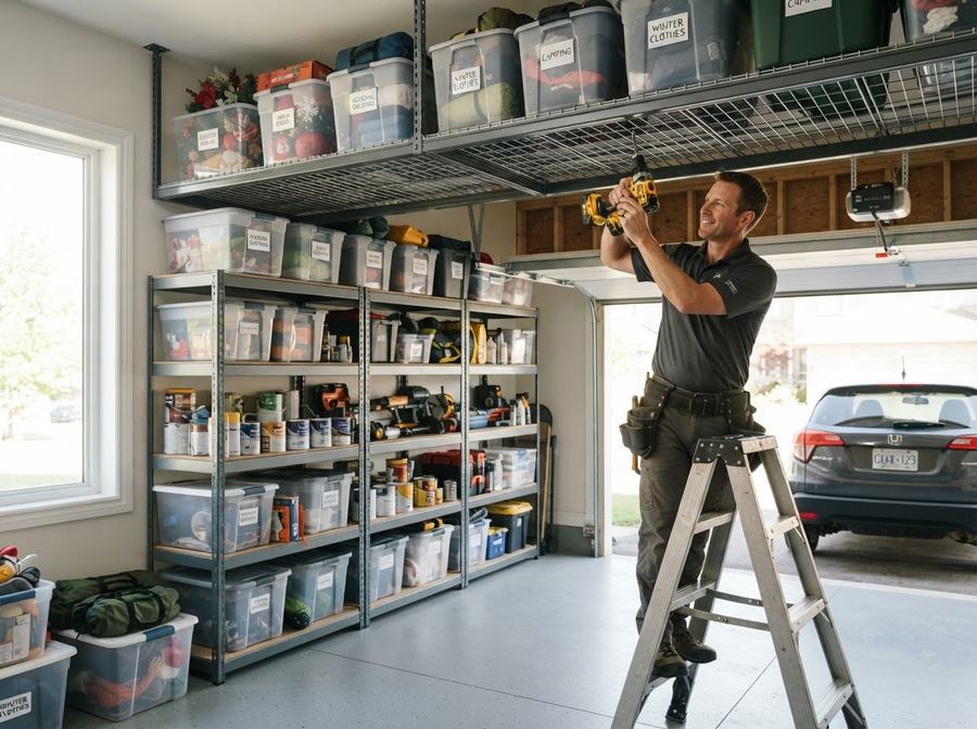 Garage Shelving & Overhead Storage in Ontario