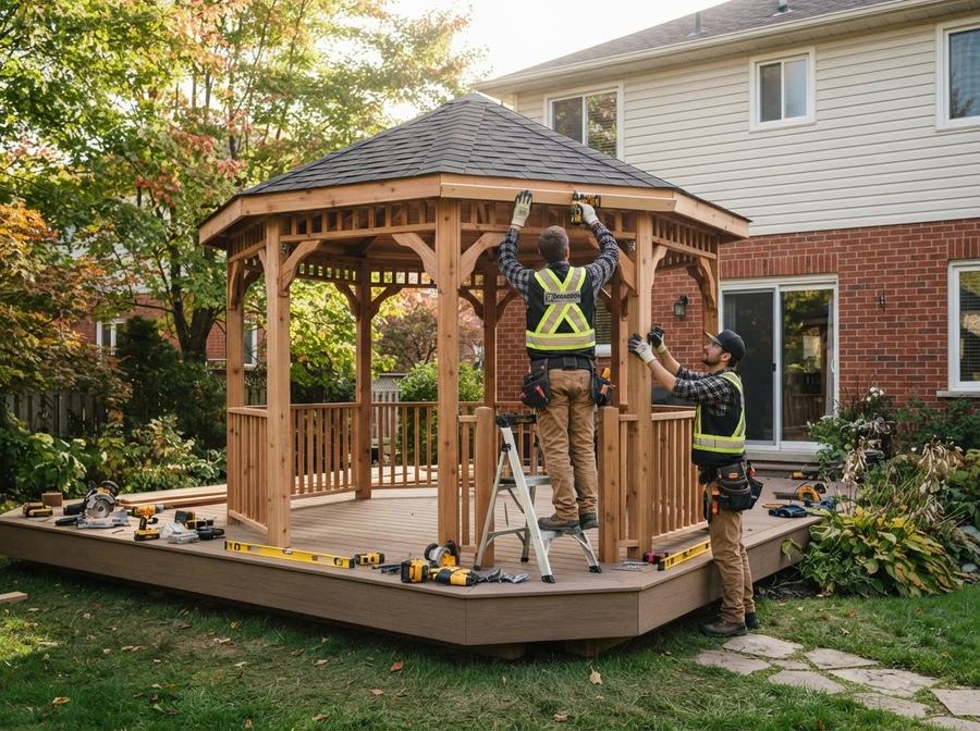 Gazebo Installation in Ontario