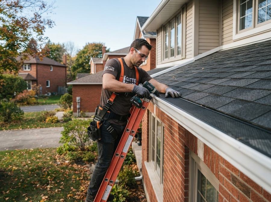 Gutter Guard Installation in Markham, Ontario