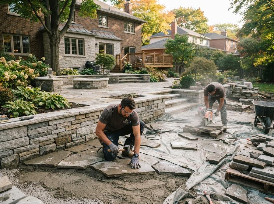 Hardscape Design & Full Build in Ontario