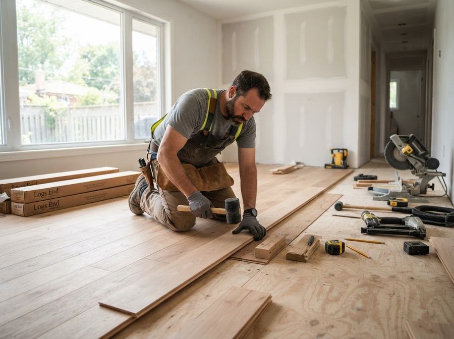 Hardwood Flooring Installation in Ontario