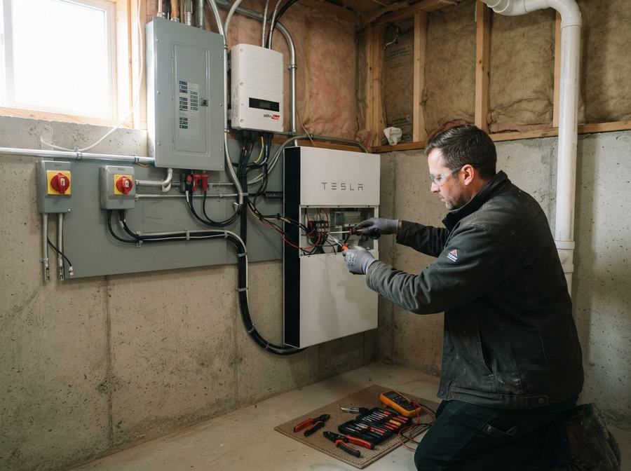 Home Battery Storage Installation in Markham, Ontario