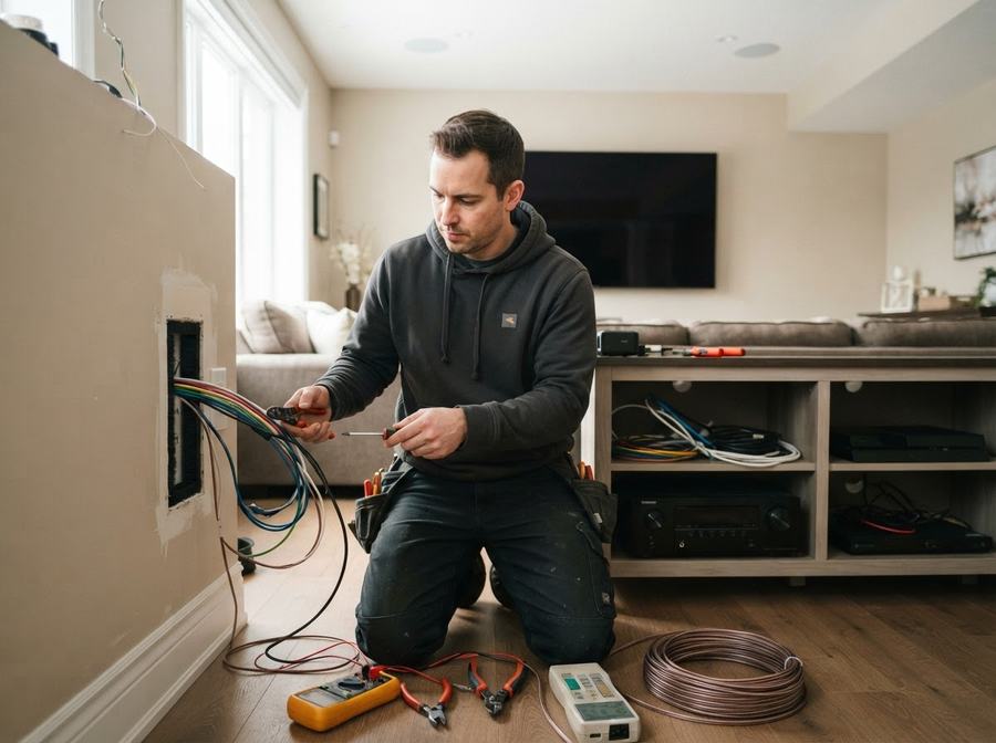 Home Theatre & Speaker Wiring in Markham, Ontario