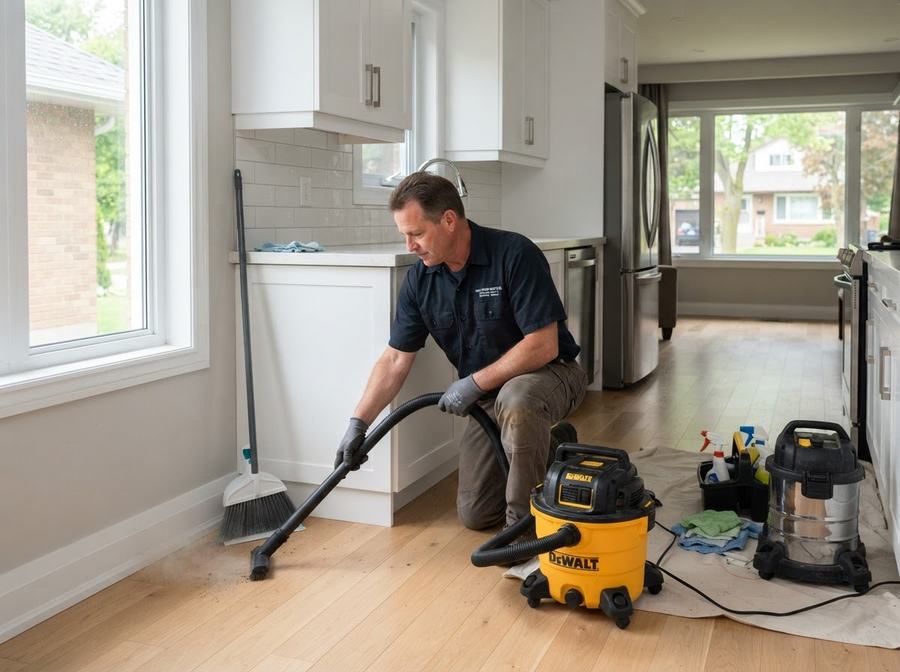 Handyman Deep Clean-Up After Job in Ontario