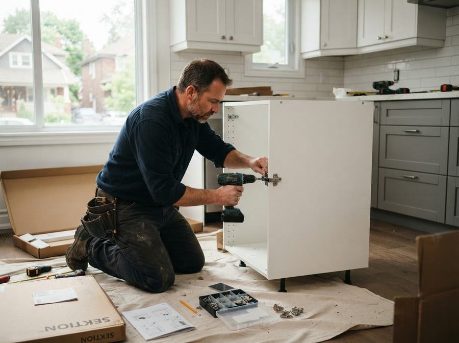 IKEA Kitchen Cabinet Assembly (SEKTION) in Ontario