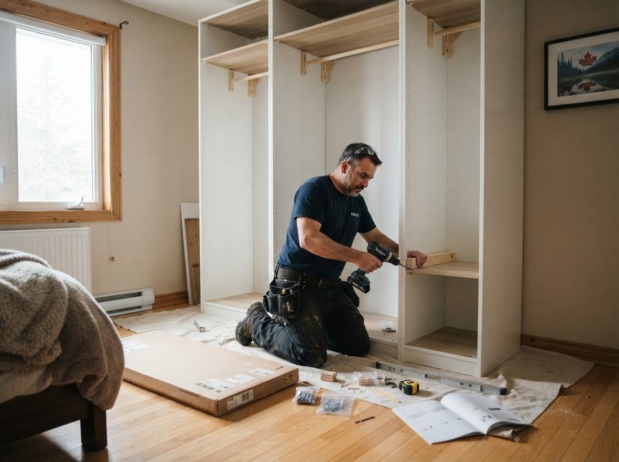 IKEA PAX Wardrobe Assembly in Ontario