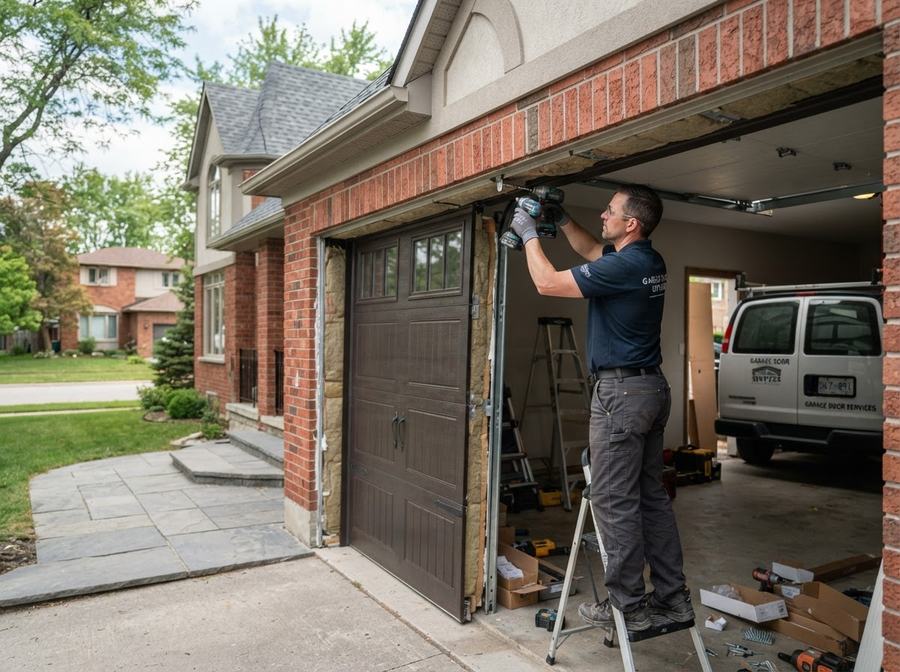 Insulated Garage Door Installation in Ontario