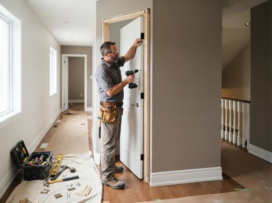 Interior Door Installation in Markham, Ontario