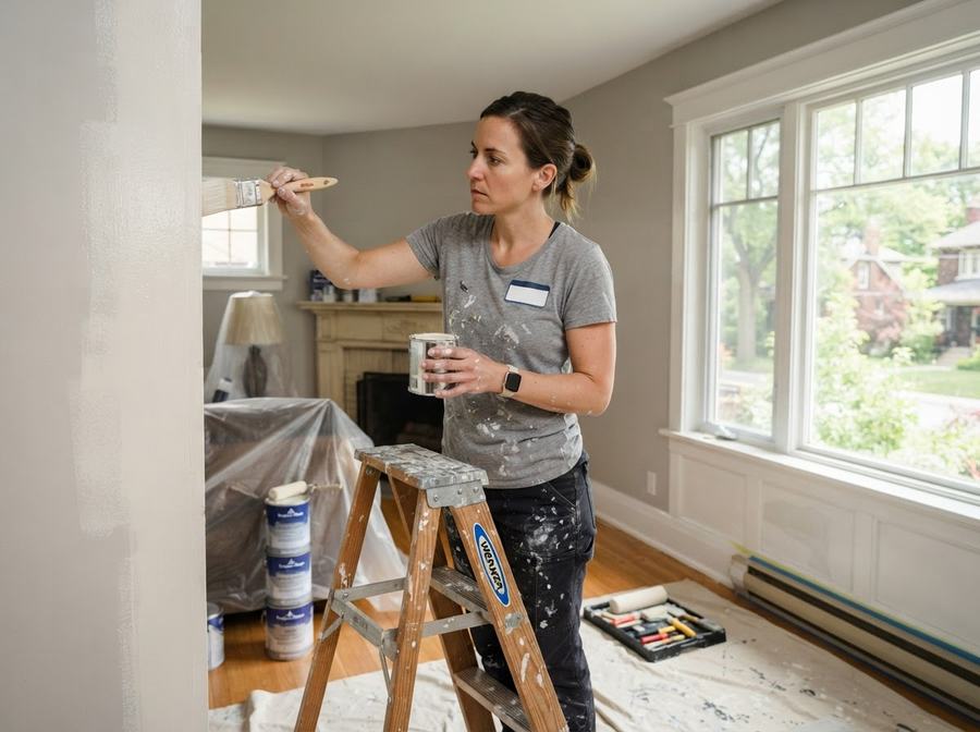 Ontario homeowner describing a repair job to get matched with a local professional
