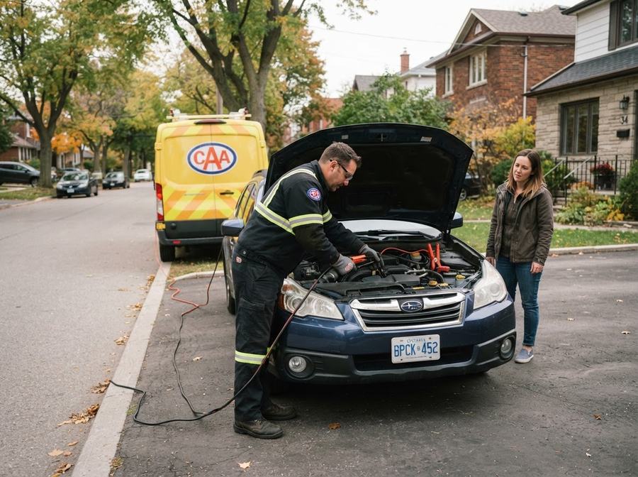 Jump Start Service in Markham, Ontario