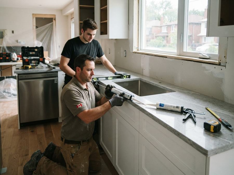 Kitchen Countertop Installation in Markham, Ontario