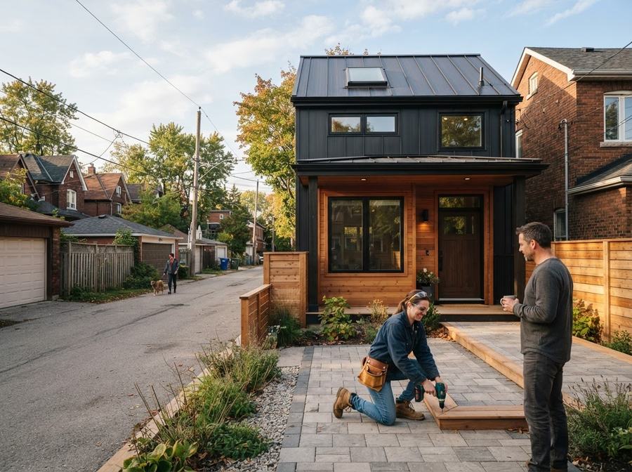 Laneway House in Markham, Ontario