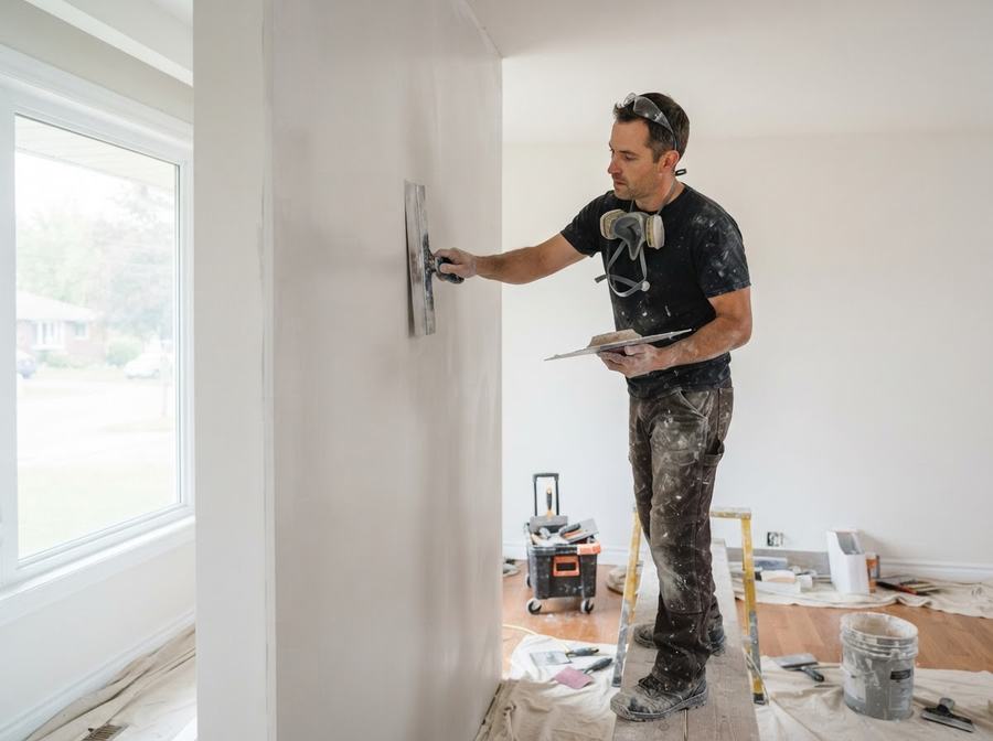 Level 5 Drywall Finish in Ontario