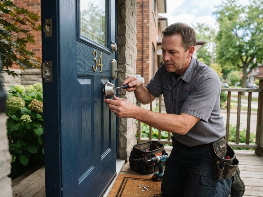 Lock Installation in Markham, Ontario